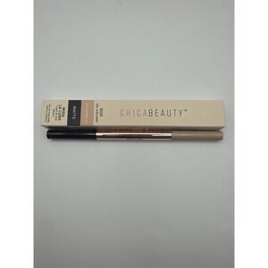 Chica Beauty Mira La Luna Duo Gel Eyeliner Matte Black Shimmer Champagne New